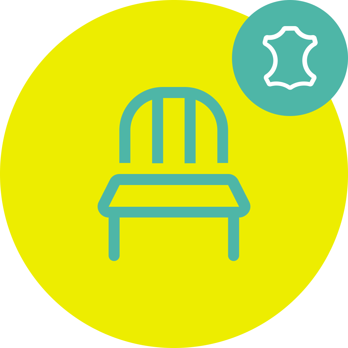 Čistenie koženého nábytku: Stolička standalone Happy Cleaning