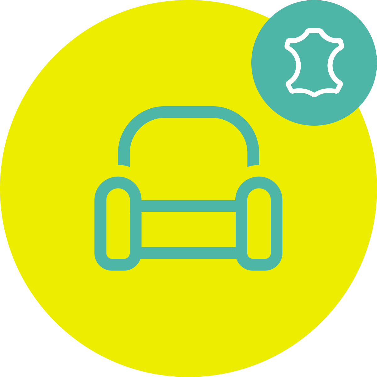 Čistenie koženého nábytku: Kreslo standalone Happy Cleaning